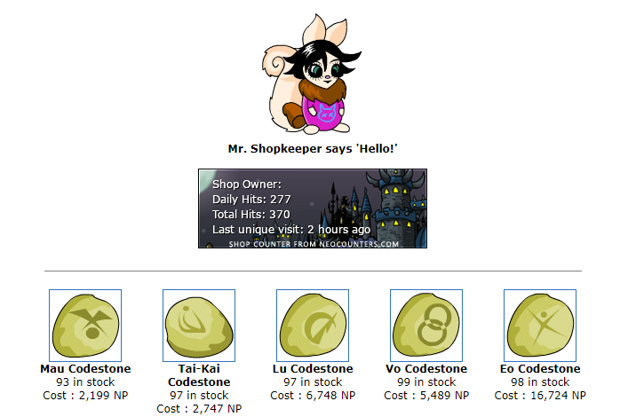 Neocounters - Shop Hit Counter